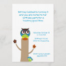 Search for tree birthday invitations Owl