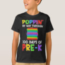 Search for elementary school kids tshirts 100 days smarter
