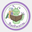 Search for cute worm stickers Bookworm