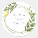 Search for lemon wedding stickers Vintage