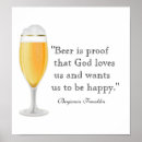 Search for beer quote posters Benjamin franklin
