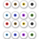 Recherche de grands yeux autocollants Cool
