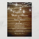 Recherche de couples shower mariage invitations Bois rustique