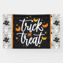 Search for trick or treat banners Bats