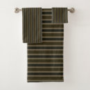 Search for olive green bath towels Stripes