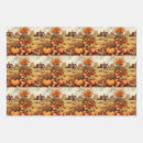 Recherche de thanksgiving papier cadeau Rustique