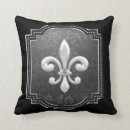 Search for fleur de lis pillows White