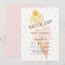 Search for ice cream baby girl shower invitations Modern