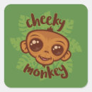 Search for cute cartoon monkey stickers Humour