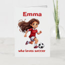 Search for love soccer cards Girl