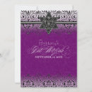 Recherche de de damassé bar bat mitzvah invitations Violet