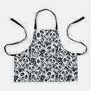 Search for black bear aprons Black and white