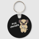 Search for black pugs keychains Pug mom