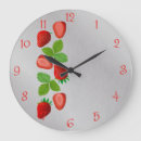 Search for strawberry kitchen clocks Red