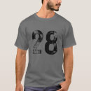 Search for number 28 tshirts Eight