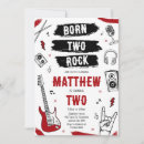 Search for rock and roll birthday invitations Punk rock party