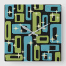 Search for 1950s clocks Atomic age