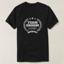 Recherche de team groom tshirts Équipe