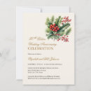 Search for winter wedding anniversary invitations Gold