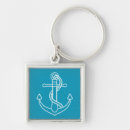 Search for ship anchor keychains Blue