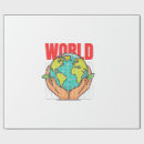 Search for world globe wrapping paper Travel