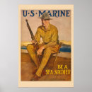 Search for vintage soldier posters Marines