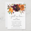 Search for fall in love shower invitations Terracotta