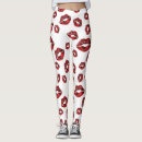 Search for lips leggings Red