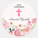 Search for girls first communion stickers Cross