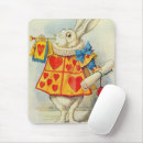 Search for alice in wonderland mousepads White rabbit