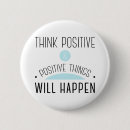 Recherche de soyez positif badges Blanc