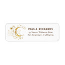 Search for star and moon return address labels Stars