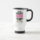 Recherche de maman voyage mugs Hockey
