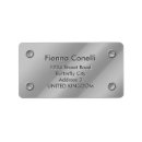 Search for emboss return address labels Silver