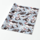 Search for puffin wrapping paper Birds