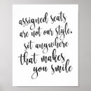 Search for sit anywhere wedding signs Calligraphy