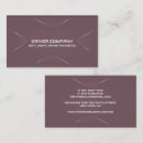 Recherche de chauffeur de luxe cartes visite Conducteur
