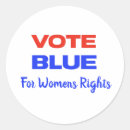 Search for womans red party stickers Political