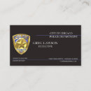 Recherche de policier cartes visite Flic