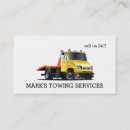 Search for towing business cards Service