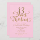 Search for sweet 13 birthday invitations Elegant