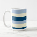 Search for blue and cream mugs Striped