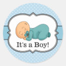 Search for sleeping baby boy stickers It's a boy