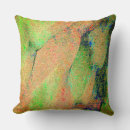 Search for green leather pillows Rustic