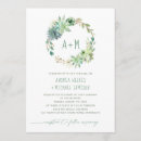 Search for rustic wreath invitations Green