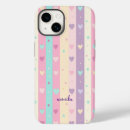 Search for pastel hearts iphone cases Simple