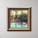 Recherche de jardin fenêtre art Faux