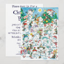 Recherche de ours de noël invitations Parti