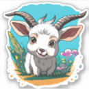 Search for goat cartoon stickers Animal