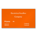 Recherche de arrière plan solide cartes visite Orange